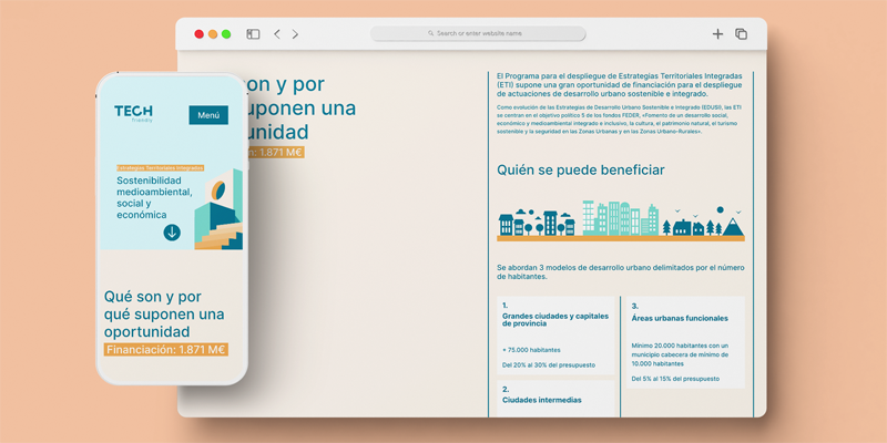 TECH friendly crea una web y organiza sesiones informativas sobre la convocatoria de Estrategias Territoriales Integradas