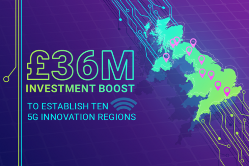Reino Unido desbloqueará los beneficios del 5G en todo el país a través de diez regiones de innovación