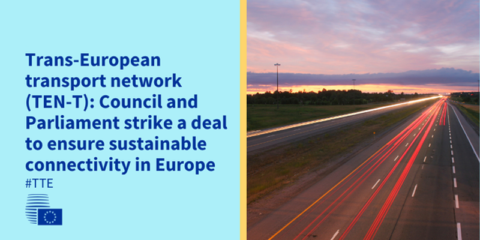Acuerdo sobre el Reglamento de la Red RTE-T para garantizar una movilidad sostenible en la UE
