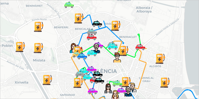 Un equipo de la UPV desarrolla un simulador de flotas urbanas para impulsar la movilidad sostenible y activa