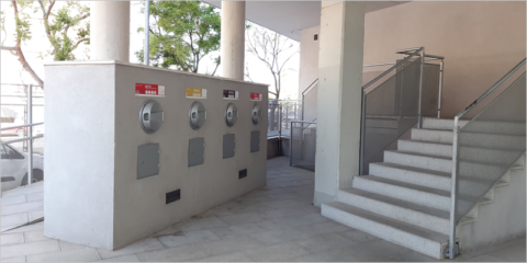 Los vecinos del ecobarrio de Vallecas se declaran satisfechos con la recogida neumática de residuos