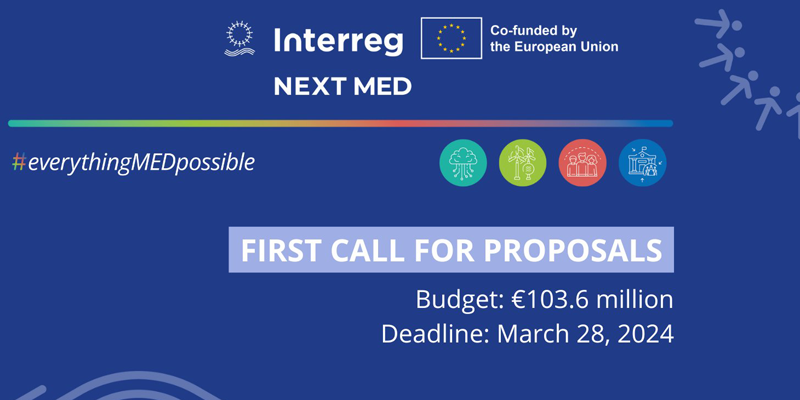 Convocatoria de Interreg Next Med para hacer la región del Mediterráneo más inteligente y sostenible
