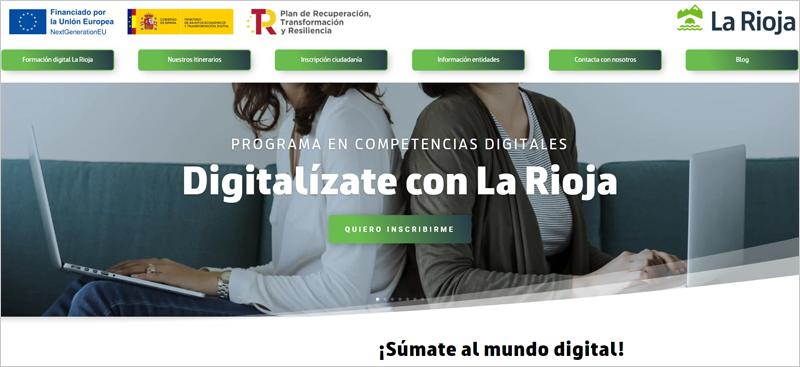 programa ‘Digitalízate con La Rioja’ 