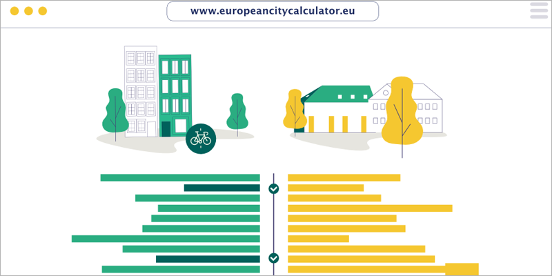 La nueva herramienta web EU City Calculator guía a las ciudades europeas hacia la descarbonización
