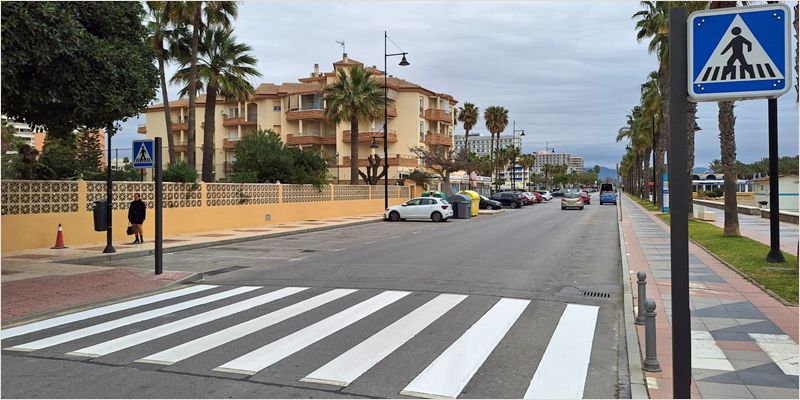 Torremolinos instala pasos de peatones inteligentes con sensores que detectan a los viandantes