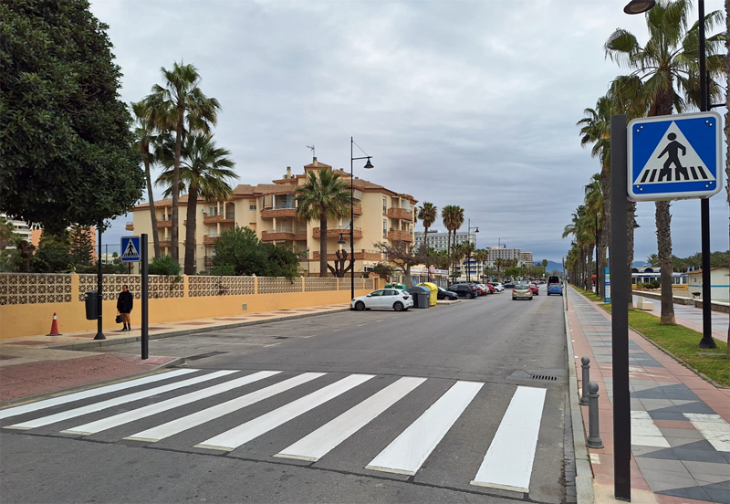 pasos de peatones inteligentes en Torremolinos 