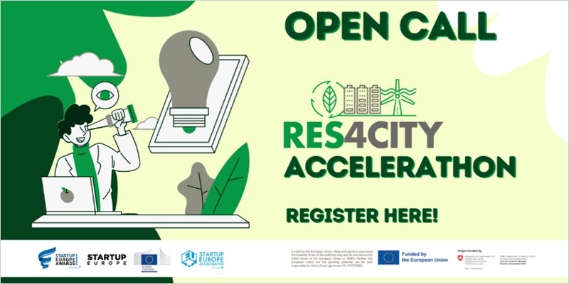 El Res4City Startup Europe Accelerathon busca soluciones verdes para ciudades inteligentes