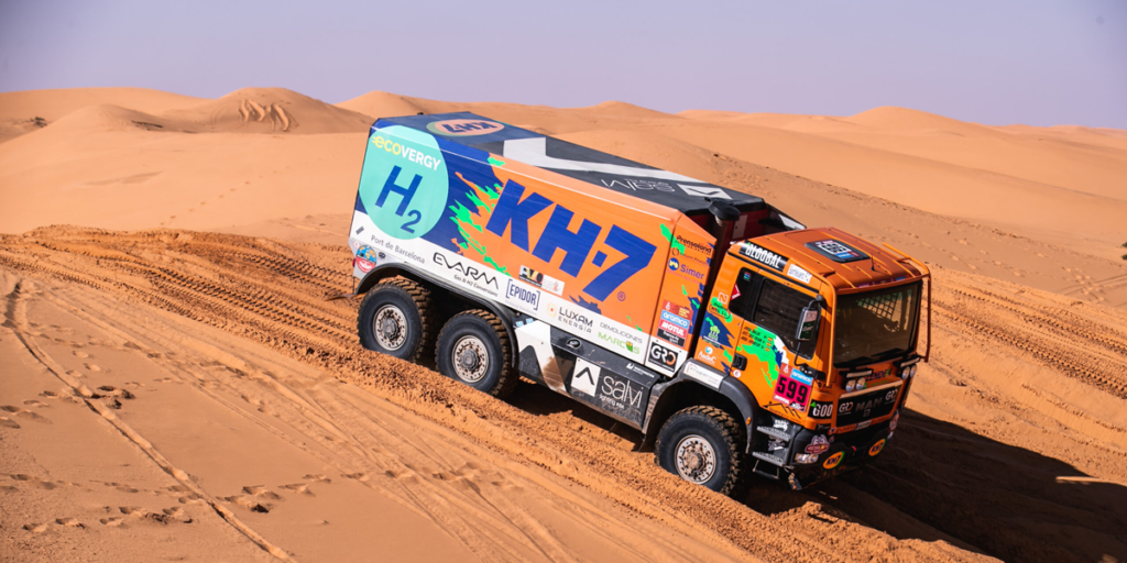 Salvi Lighting apoya la participación de un camión impulsado por hidrógeno en el Dakar 2024