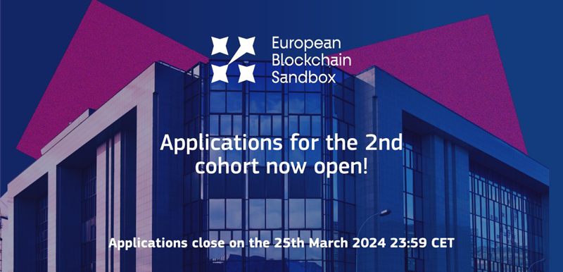 convocatorias del sandbox regulatorio de blockchain de la Unión Europea