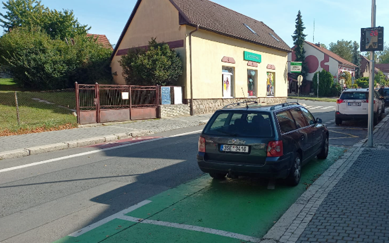 señalización dinámica en plazas de parking por tiempo limitado de Ricany (República Checa)
