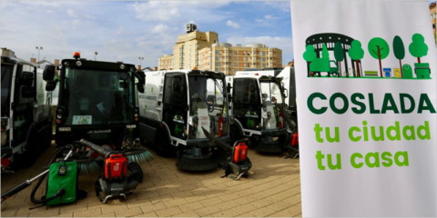 Coslada optimiza el servicio de limpieza viaria con tecnología MOVISAT