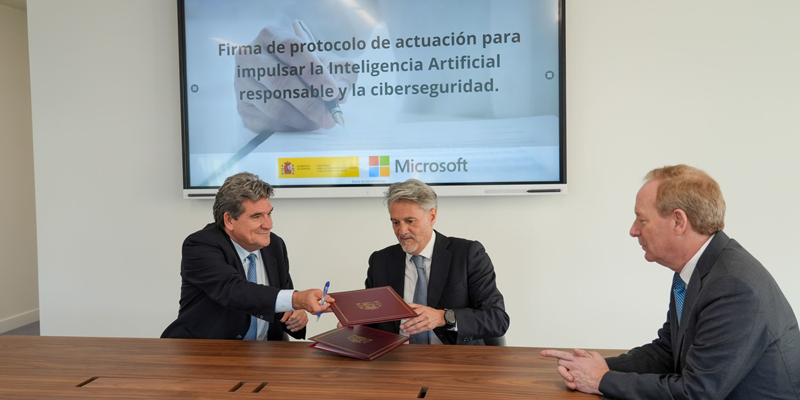 Firma de un protocolo de actuación para promover la IA ética y responsable y la ciberseguridad