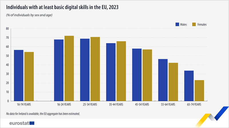 competencias digitales básicas y edad