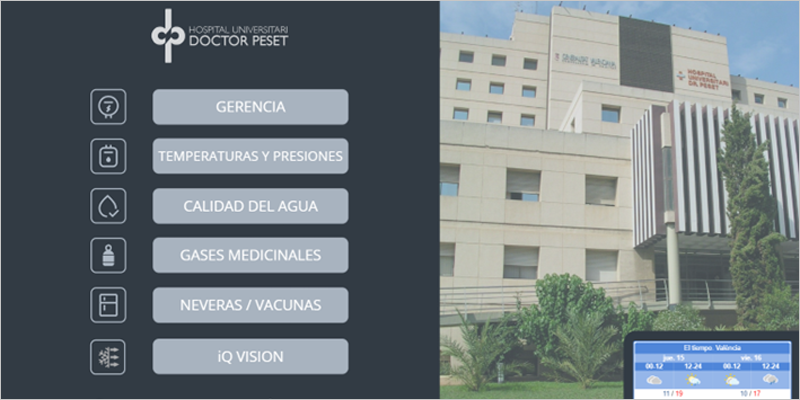 El Hospital Dr. Peset de Valencia implanta una plataforma inteligente a través de la empresa Pavapark