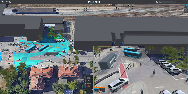 PlanD 1.3.0, la nueva versión de la herramienta de planificación 3D de cámaras de Dallmeier