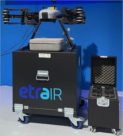 ETRAIR entrega un dron con una autonomía de vuelo de 24 horas al Ministerio de Defensa