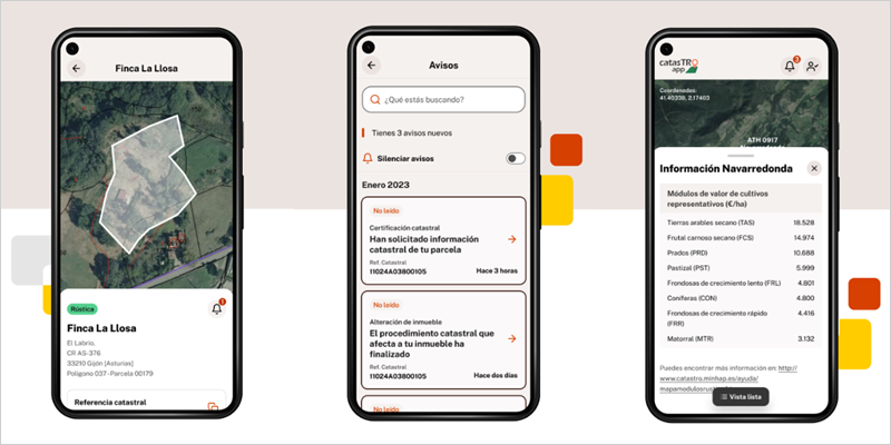 La nueva app del catastro permite reunir información sobre inmuebles y recibir avisos