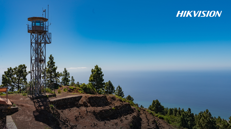 tecnología de Hikvision en la isla de La Palma