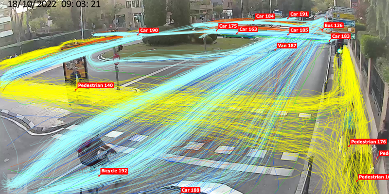 gestión del tráfico en tiempo real a través de cámaras con IA en Madrid