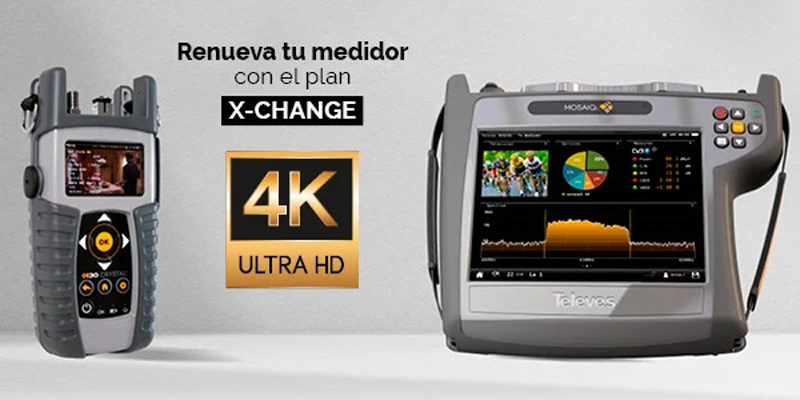 Campaña de Televés para ayudar a los instaladores a renovar sus medidores con tecnología 4K