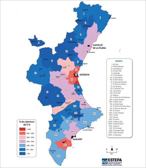 5G en la Comunidad Valenciana