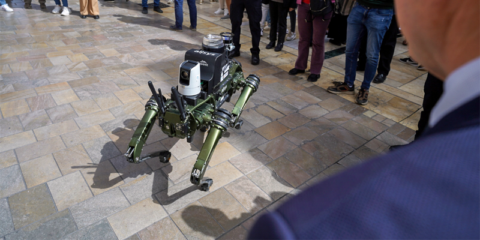 Málaga acoge las pruebas de un robot diseñado por la UMA para ayudar a los cuerpos de seguridad