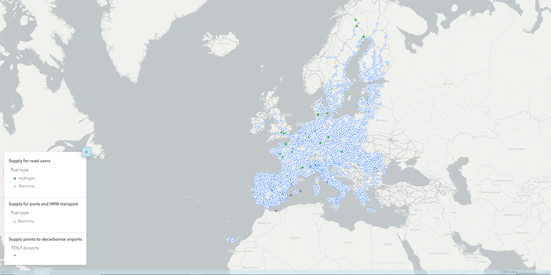 Una web interactiva muestra la contribución del programa CEF a la descarbonización del transporte en la UE