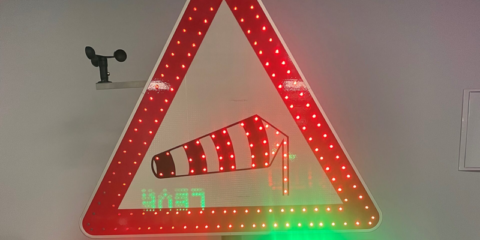 El nuevo sistema de alerta de velocidad del viento de PROIN contribuye a la seguridad vial