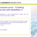 Taller de AccessibleEU sobre prestación de asistencia a personas con discapacidad en emergencias