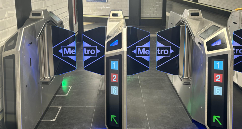 tornos inteligentes de Metro de Madrid