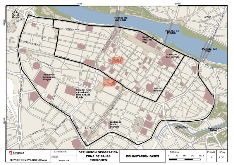 proyecto técnico y anteproyecto de Ordenanza de la ZBE de Zaragoza