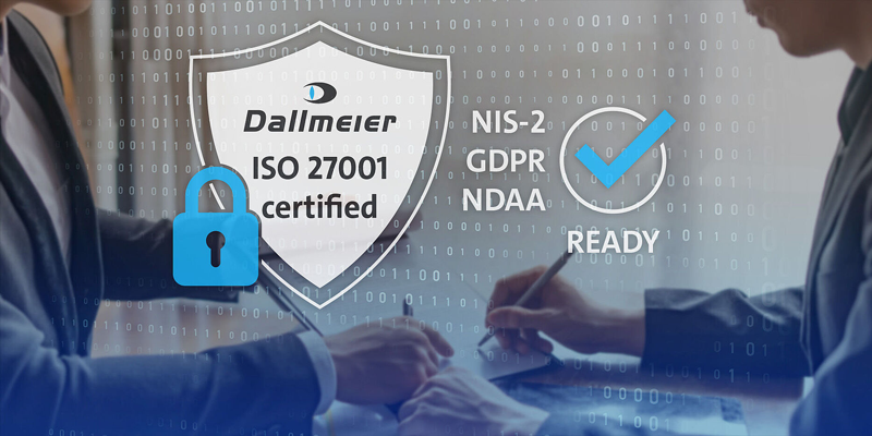 Dallmeier obtiene la certificación ISO 27001 de seguridad de la información