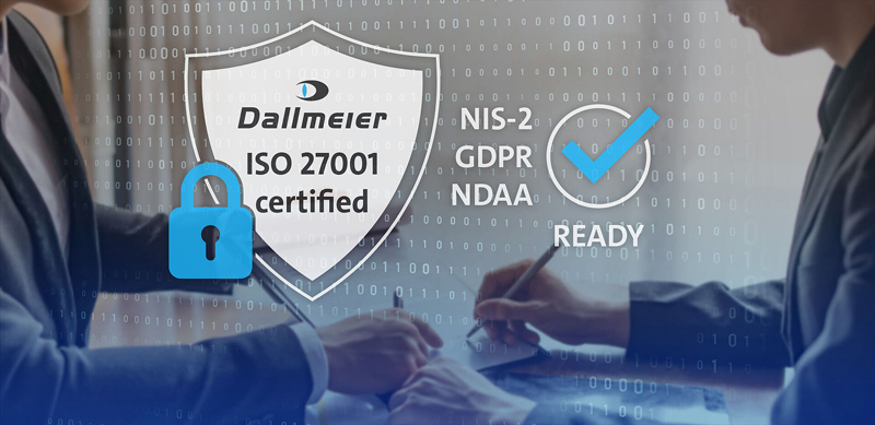Dallmeier recibe la certificación ISO 27001 