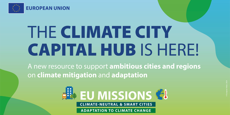 El Climate City Capital Hub apoyará los objetivos de la misión europea de ciudades inteligentes y climáticamente neutras