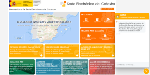La Dirección General del Catastro incorpora un asistente virtual para atender a la ciudadanía