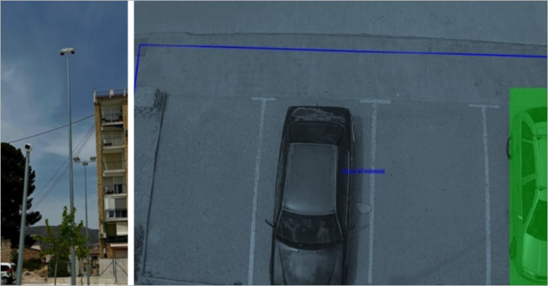 monitorización del estacionamiento en áreas de carga y descarga y en aparcamientos disuasorios de la ZBE de Alcoy