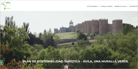 Nuevo portal web sobre el Plan de Sostenibilidad Turística en Destino de Ávila