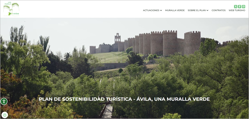 Nuevo portal web sobre el Plan de Sostenibilidad Turística en Destino de Ávila