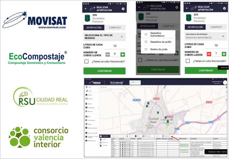 tecnología MOVISAT en una sesión de ANEPMA
