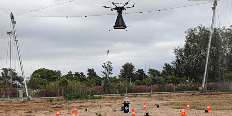 Investigadores de la UPC prueban un dron con un sistema que mide partículas radiactivas alfa en remoto