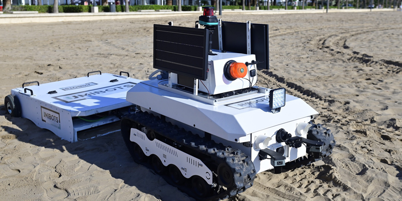 Valencia prueba un robot para la limpieza de las playas mediante inteligencia artificial