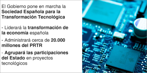 Luz verde a la creación de la Sociedad Española para la Transformación Tecnológica