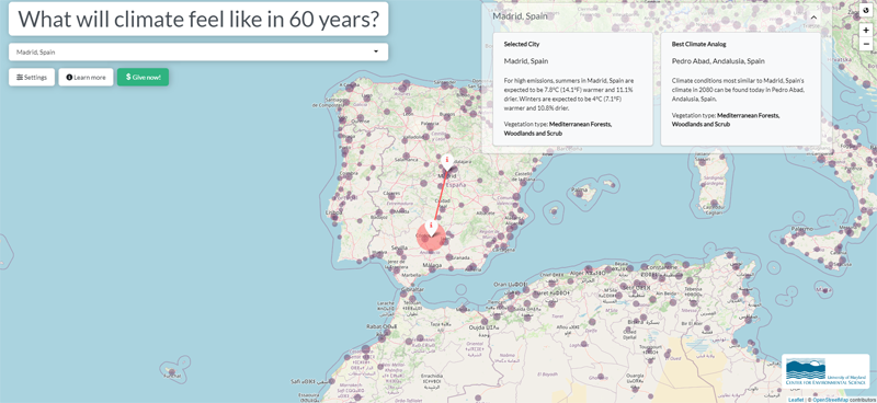 aplicación web pronostica el futuro del clima en miles de ciudades 