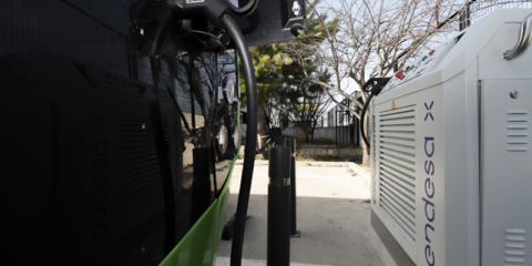 Endesa instala cinco cargadores dobles para autobuses eléctricos en la ciudad de Huelva