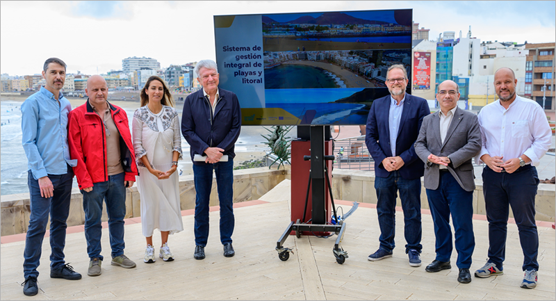 sistema de gestión integral inteligente de las playas de Las Palmas de Gran Canaria