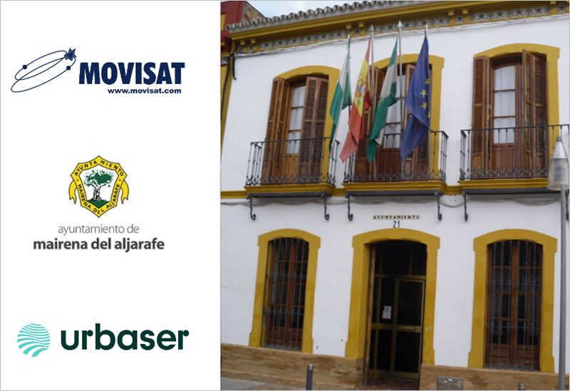 URBASER confía de nuevo en las soluciones tecnológicas de MOVISAT para Mairena del Aljarafe