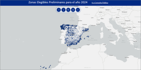 La relación preliminar de zonas sin cobertura de banda ancha de 100 Mbps se abre a consulta pública