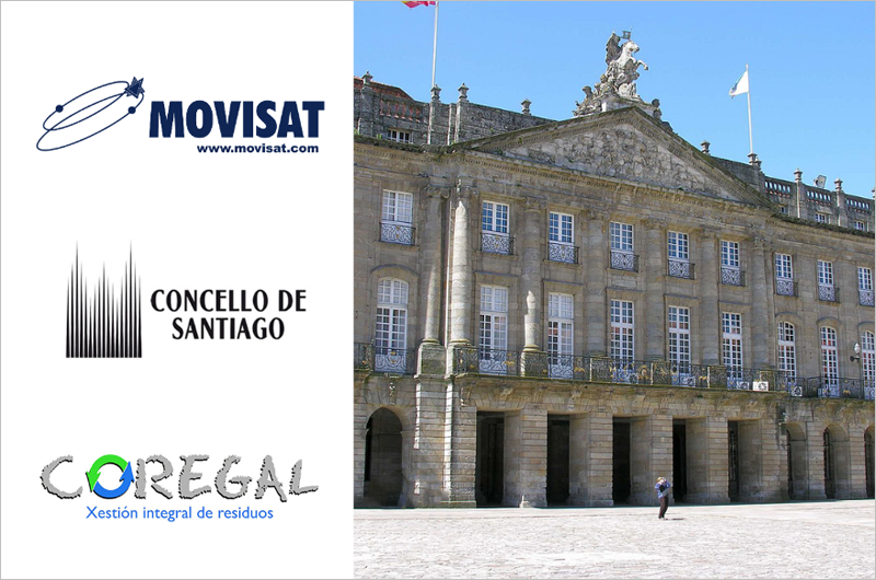 tecnología de MOVISAT en Santiago de Compostela