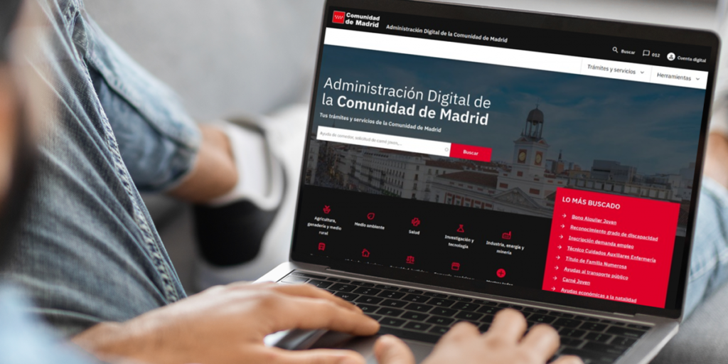 La Comunidad de Madrid renueva su sede electrónica con mejoras en accesibilidad y agilidad