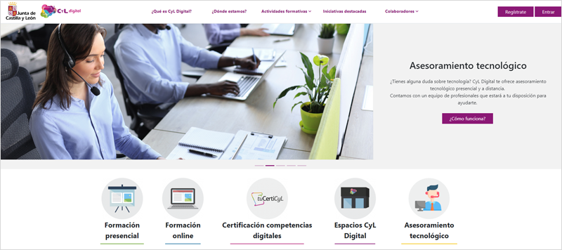 El Programa CyL Digital de Castilla y León ofrece 128 cursos de competencias digitales en agosto